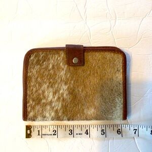 Brown and Tan Fur Wallet